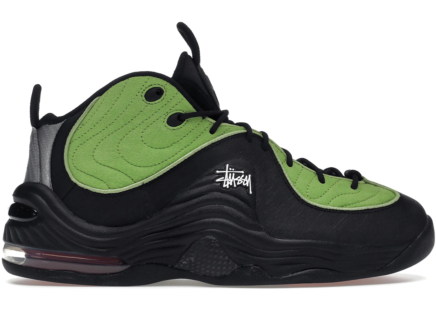 Nike Air Penny 2 Stussy Vivid Green Black - DX6933-300