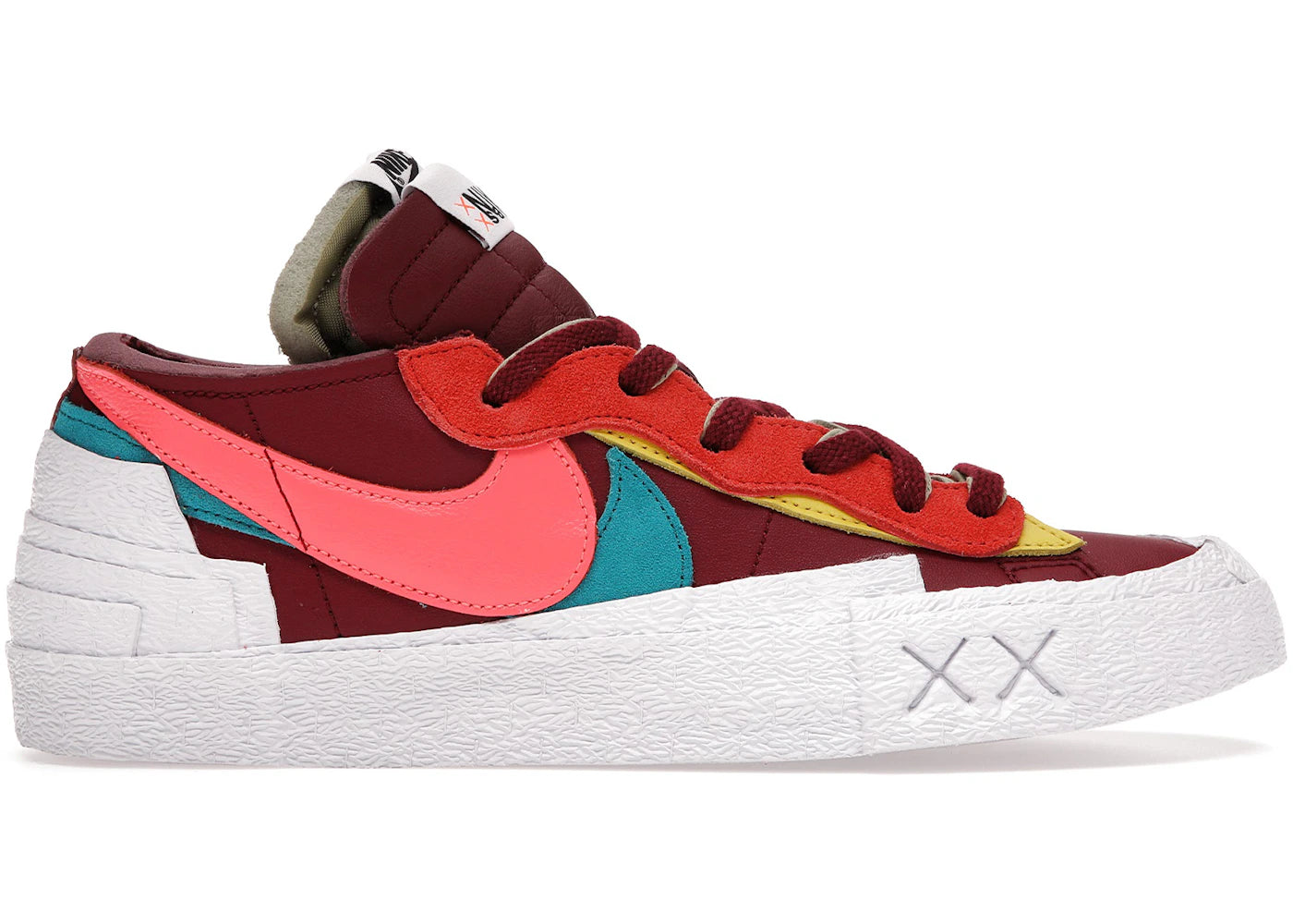 Nike Blazer Low Sacai Kaws Team Red - DM7901-600