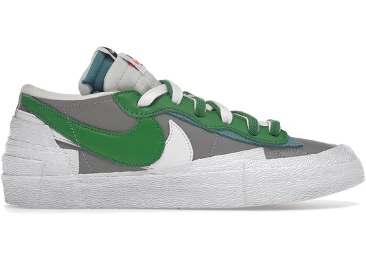 Nike Blazer Low Sacai Medium Grey Classic Green - DD1877-001