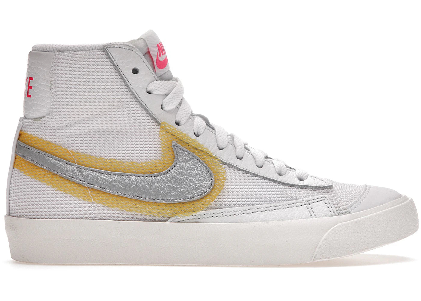 Nike Blazer Mid 77 Cotton Waffle White University Gold - CZ8105-100