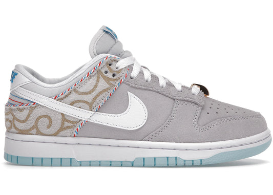 Nike Dunk Low SE Barber Shop Grey - DH7614-500