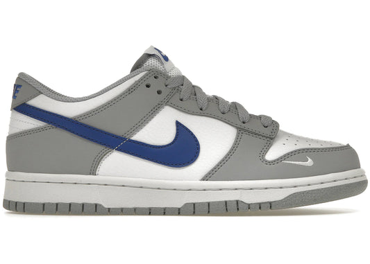 Nike Dunk Low Mini Swoosh Wolf Grey Game Royal - FN3878-001