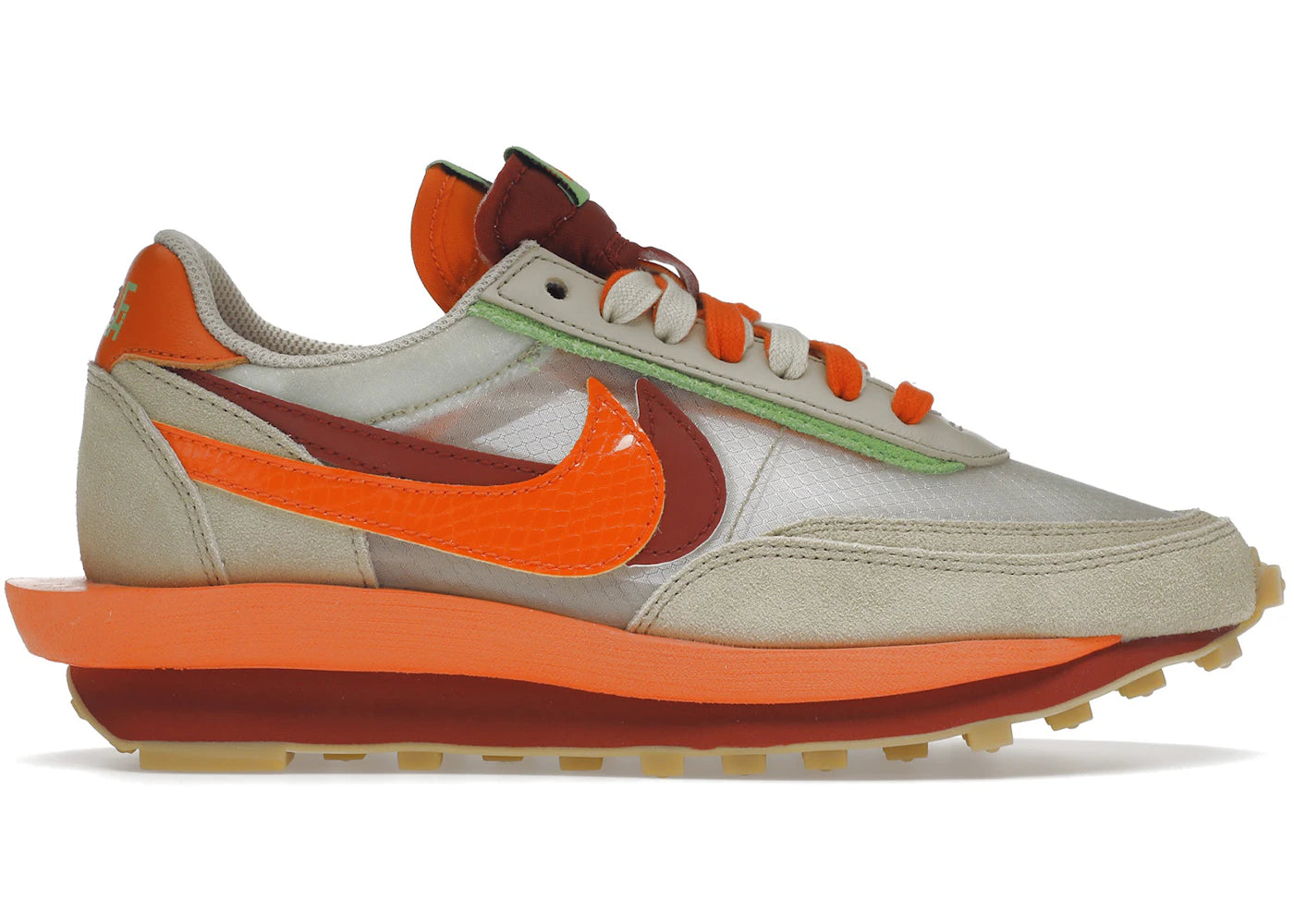 Nike LD Waffle Sacai Clot Net Orange Blaze - DH1347-100