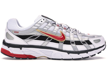 Nike P-6000 White Gold Red