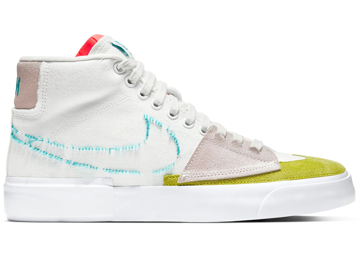 Nike SB Blazer Mid Edge Hack Pack White Multi - CI3833-101