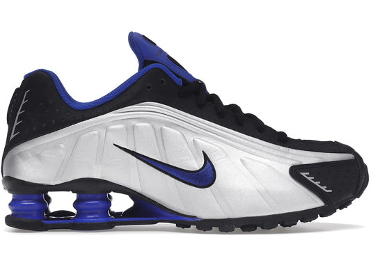 Nike Shox R4 Racer Blue Metallic Silver