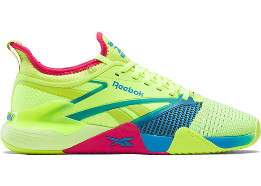 Reebok Nano Court Digital Lime Aqua Bold Pink - 100208444