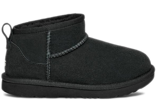 UGG Classic Ultra Mini Boot Black (Enfant) - 1130750K-BLK