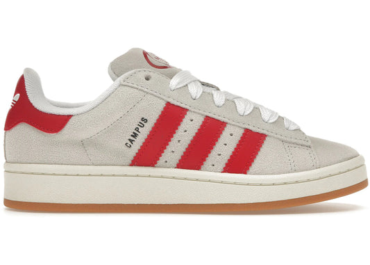 Adidas Campus 00s Crystal White Better Scarlet