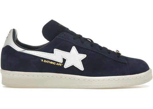 Adidas Campus 80s Bape Collegiate Navy - ID4770/1J23-191-907/1J23-291-906