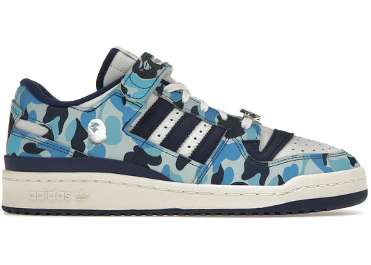 Adidas Forum 84 Low Bape 30th Anniversary Blue Camo - ID4772