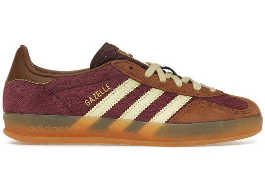 Adidas Gazelle Indoor Maroon Almost Yellow