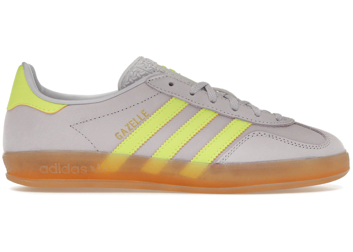 Adidas Gazelle Indoor Silver Dawn Solar Yellow