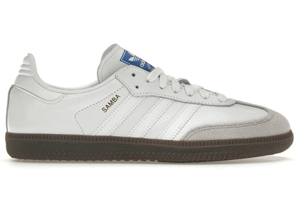 Adidas Samba Cloud White Blue Gum