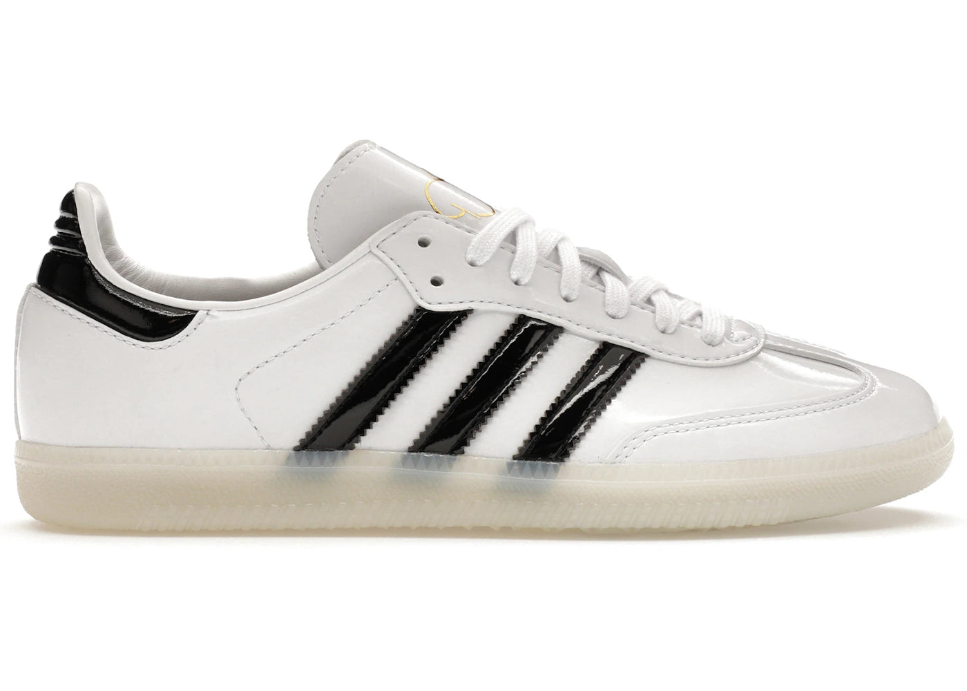 Adidas Samba Jason Dill White Black Patent - IE5158