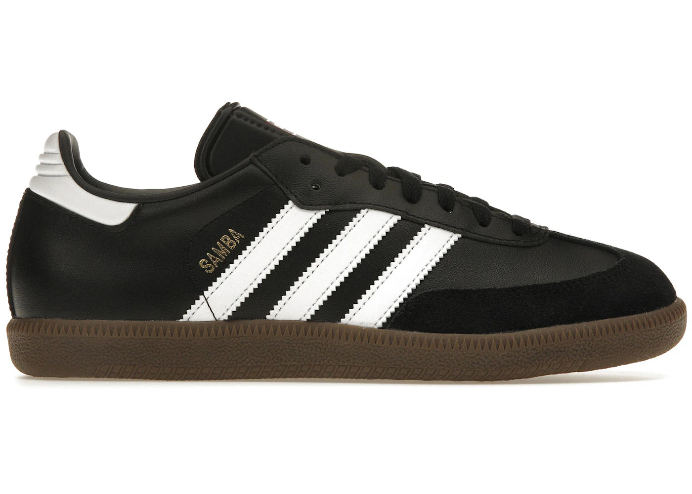 Adidas Samba Leather Black White - 019000 / 19000