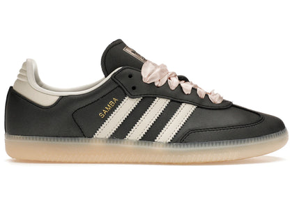 Adidas Samba OG Black Pink Ribbon Laces - IH8047