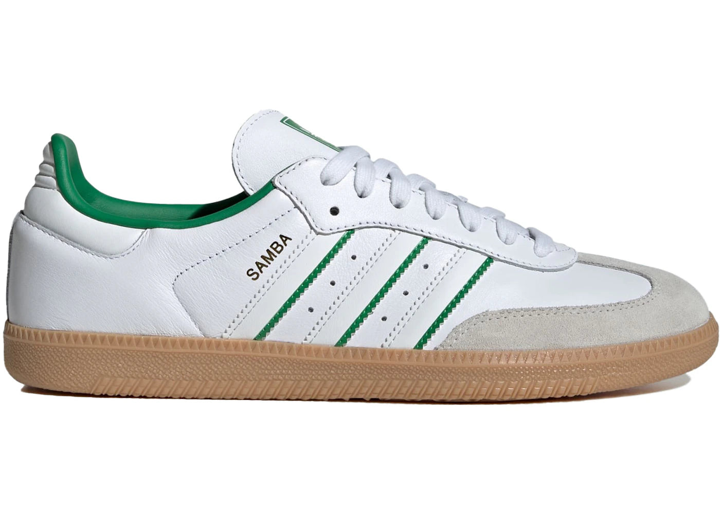 Adidas Samba OG Crystal White Green - JI2044