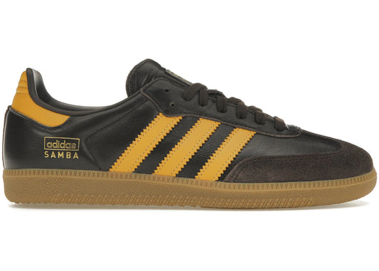 Adidas Samba OG Dark Brown Yellow