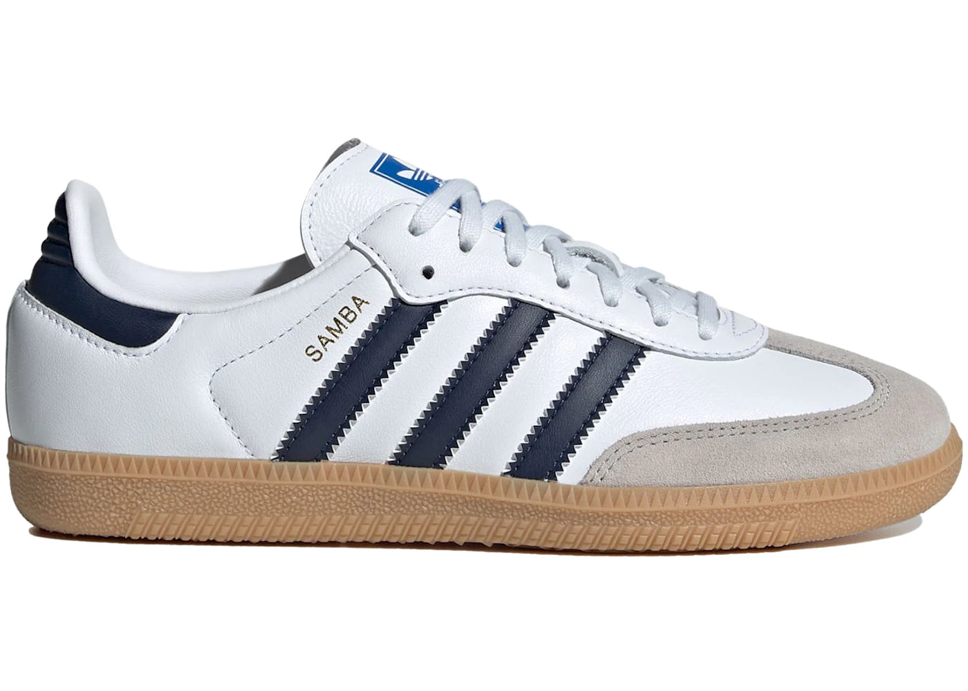 Adidas Samba OG White Night Indigo Gum (Kids) - IE1329