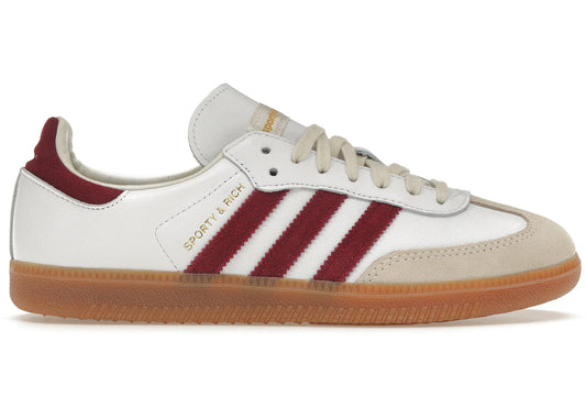 Adidas Samba OG Sporty & Rich White Core Burgundy