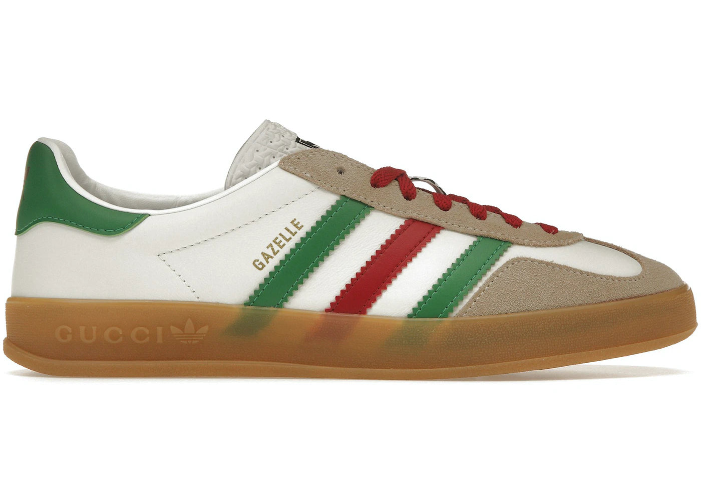 Adidas Gazelle White Oatmeal Gucci - 726487 AAA43 9547 / 726488 AAA43 9547